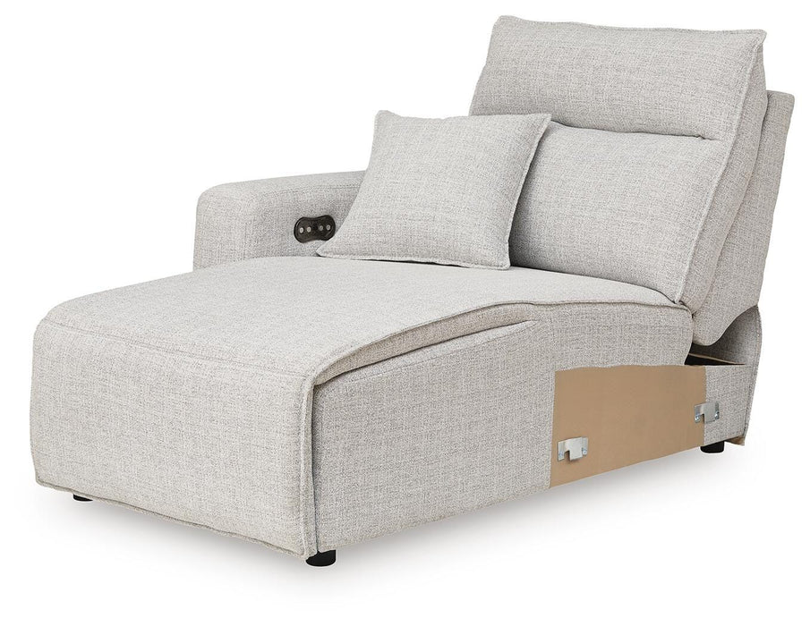 Modmax II Power Reclining Sectional with Chaise and Audio Consoles Sectional Ashley Furniture