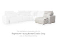 Modmax II Power Reclining Sectional with Chaise and Audio Consoles Sectional Ashley Furniture