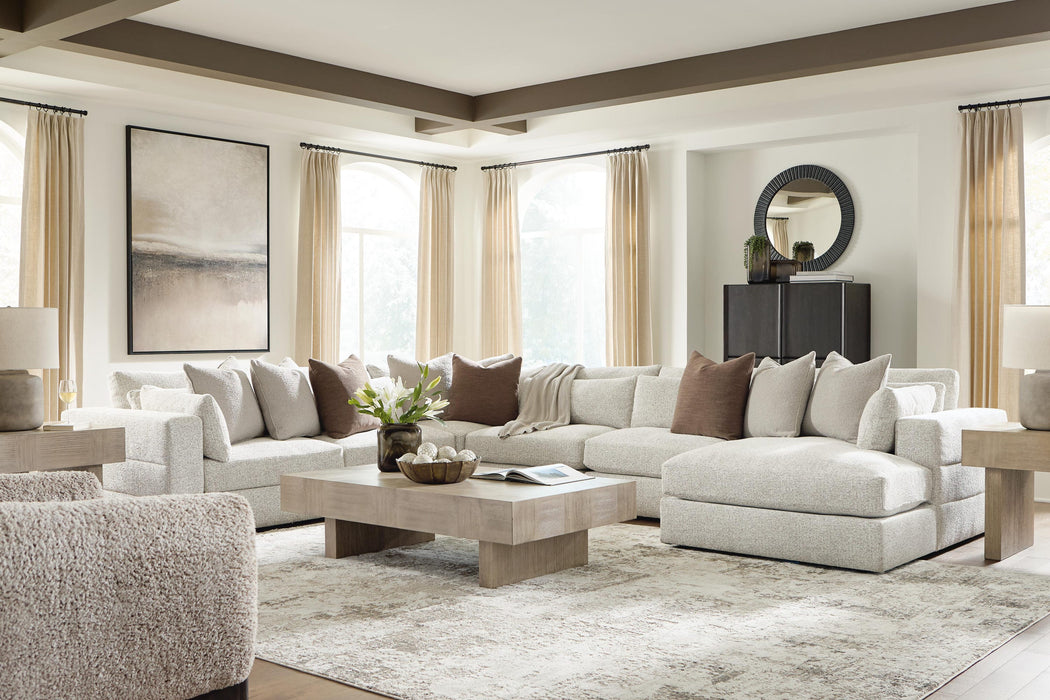 Ashbourne Estate Sectional with Chaise Sectional Ashley Furniture