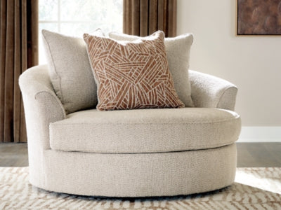 Steelwater Retreat Oversized Swivel Accent Chair - Dayton Discount Furniture