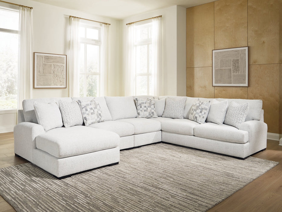 Misty-Lakes Sectional with Chaise - Dayton Discount Furniture