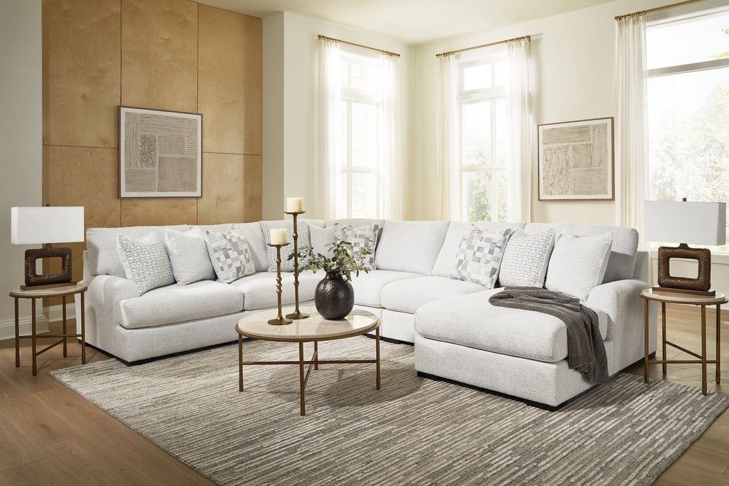 Misty-Lakes Sectional with Chaise - Dayton Discount Furniture