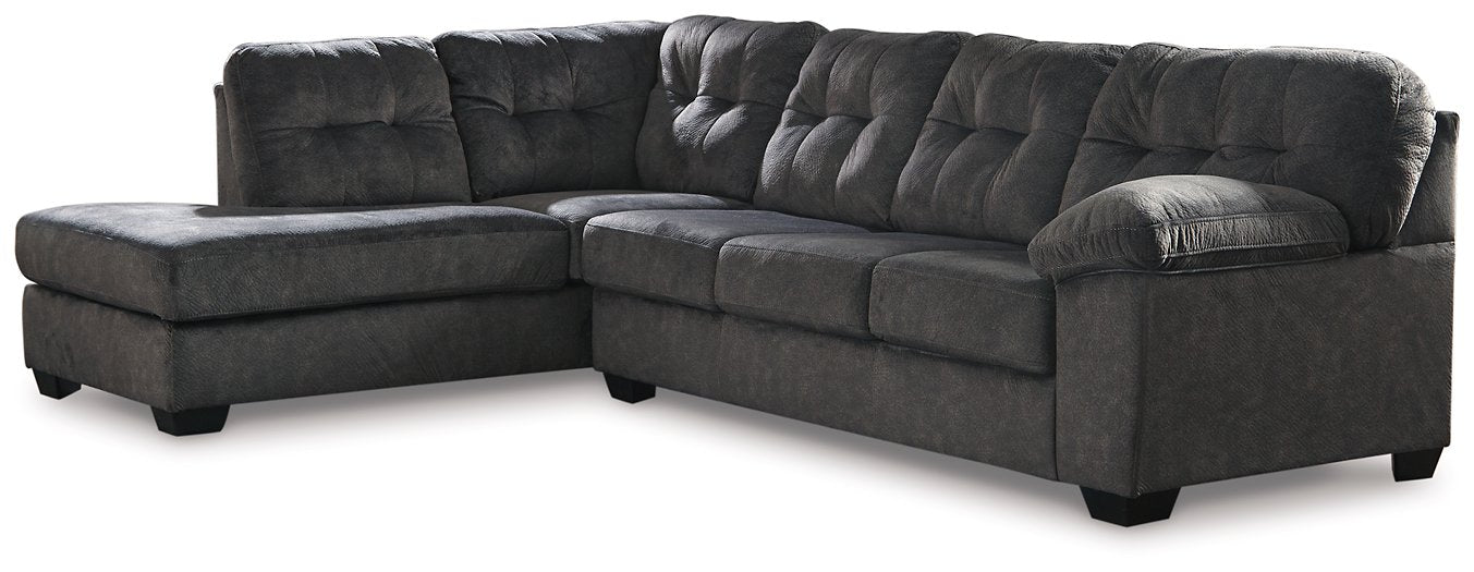 Accrington 2-Piece Sleeper Sectional with Chaise Sectional Ashley Furniture