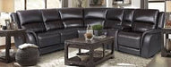 Madras Espresso Power Reclining Modular Sectional Sofa Ashley Furniture