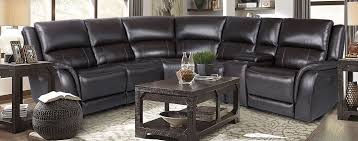 Madras Espresso Power Reclining Modular Sectional Sofa Ashley Furniture