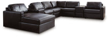 Modmax II Sectional with Chaise and Storage Consoles - Dayton Discount Furniture
