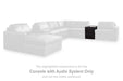Modmax II Double Chaise Sectional with Audio Consoles - Dayton Discount Furniture