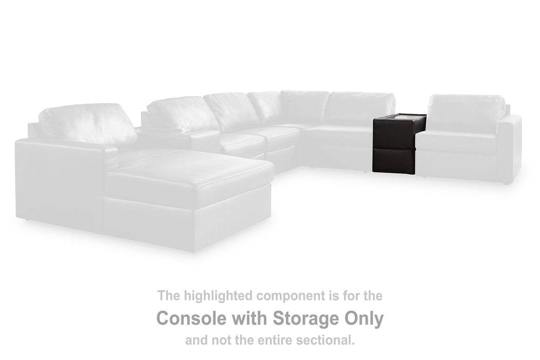 Modmax II Sectional Sofa with Storage Console - Dayton Discount Furniture