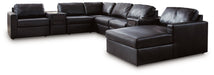 Modmax II Sectional with Chaise and Audio Consoles - Dayton Discount Furniture