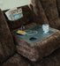 Soundwave Reclining Sofa with Drop Down Table Sofa Ashley Furniture