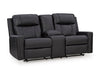 Mackmenville Reclining Loveseat with Console - Dayton Discount Furniture