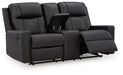 Mackmenville Reclining Loveseat with Console - Dayton Discount Furniture