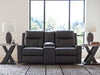 Mackmenville Reclining Loveseat with Console - Dayton Discount Furniture