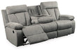 Mitchiner Reclining Sofa with Drop Down Table Sofa Ashley Furniture