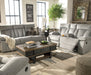 Mitchiner Reclining Sofa with Drop Down Table Sofa Ashley Furniture