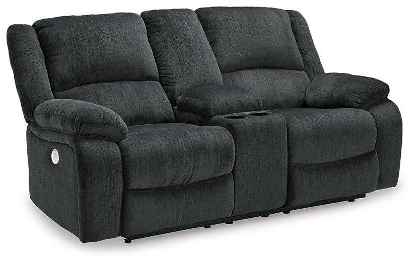 Draycoll Power Reclining Loveseat with Console Loveseat Ashley Furniture
