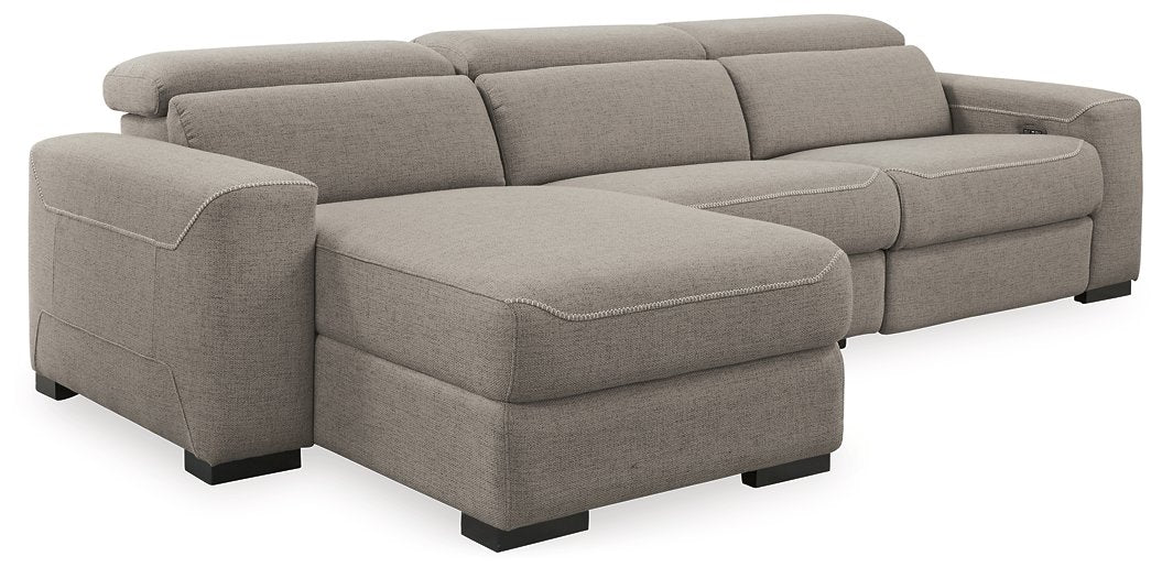 Mabton Power Reclining Sectional with Chaise Sectional Ashley Furniture