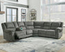Goalie Reclining Sectional Sectional Ashley Furniture