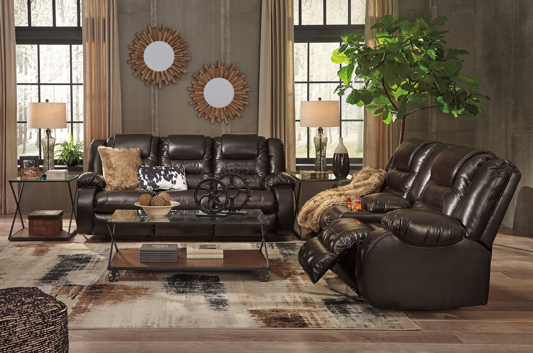 Vacherie Reclining Loveseat with Console Loveseat Ashley Furniture