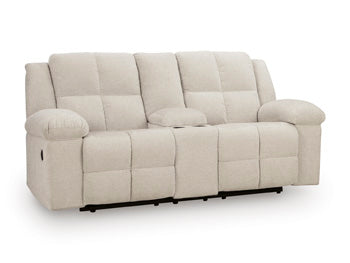 Orlen Reclining Loveseat with Console - Dayton Discount Furniture