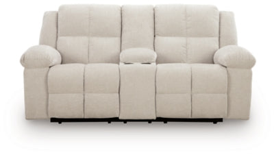 Orlen Reclining Loveseat with Console - Dayton Discount Furniture