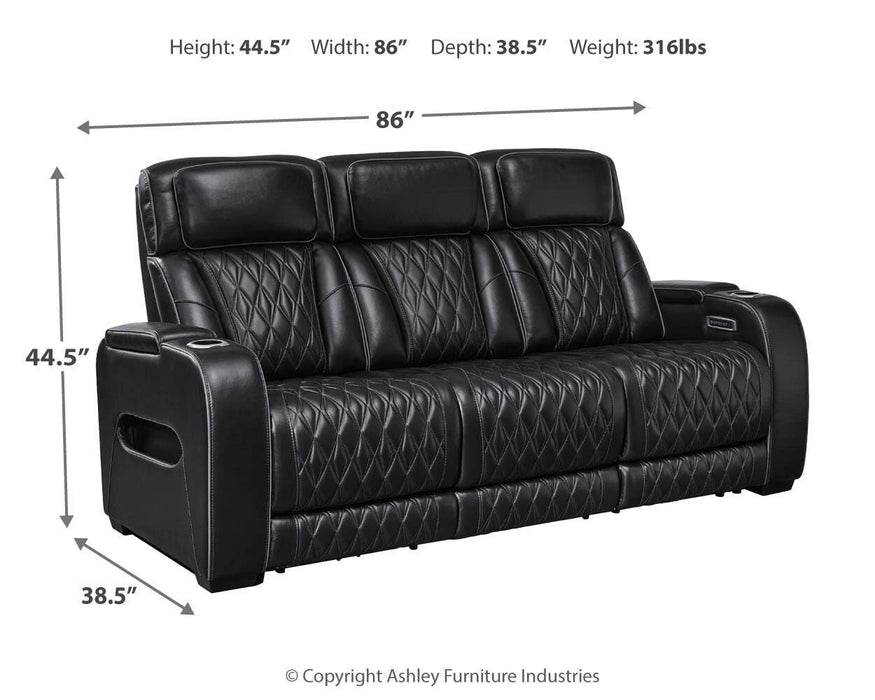 Boyington Power Reclining Sofa & Loveseat (2-Piece Set) Living Room Set Ashley Furniture