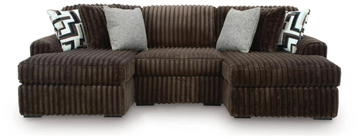 Midnight-Madness Double Chaise Sectional Sectional Ashley Furniture