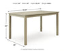 Calmoro Counter Height Dining Extension Table Counter Height Table Ashley Furniture
