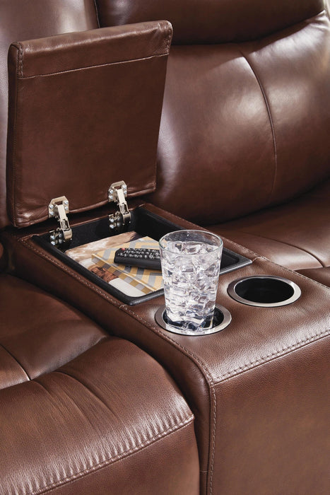 Bexhurst Power Reclining Loveseat with Console Loveseat Ashley Furniture