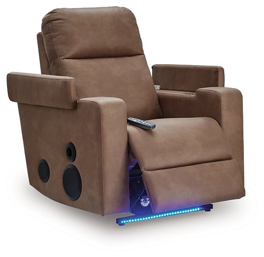 Lorrenton Power Glider Recliner with Audio System - Dayton Discount Furniture