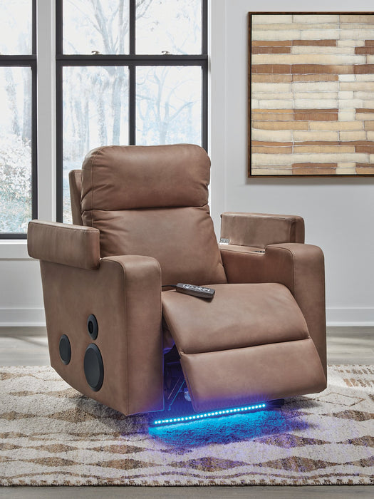 Lorrenton Power Glider Recliner with Audio System - Dayton Discount Furniture
