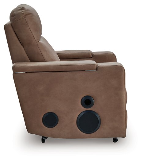 Lorrenton Power Glider Recliner with Audio System - Dayton Discount Furniture