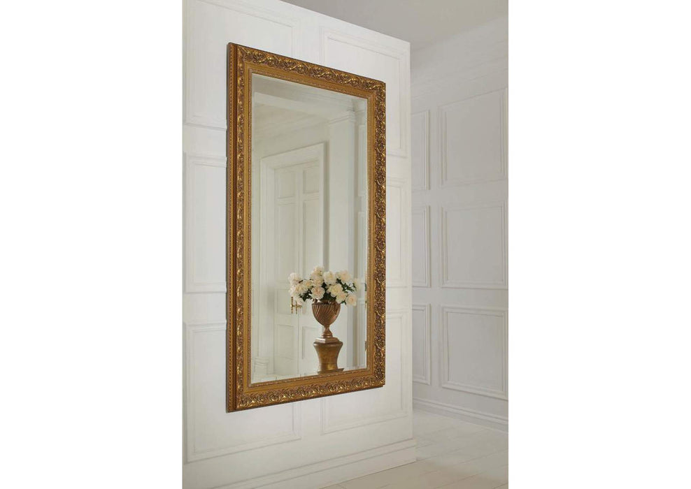 Ornate Antique Gold Wall Mirror