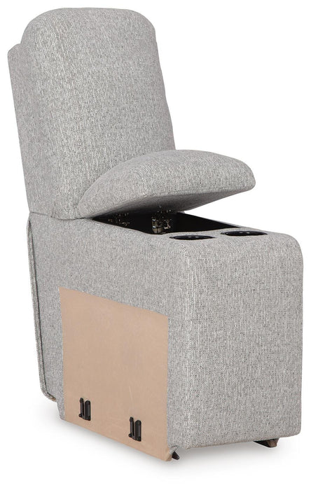 Acklen Place Power Reclining Sectional with Storage Console Sectional Ashley Furniture