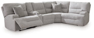 Acklen Place Power Reclining Sectional with Storage Console Sectional Ashley Furniture