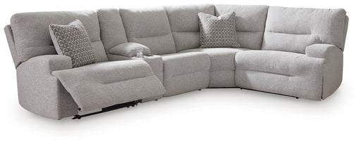 Acklen Place Power Reclining Sectional with Storage Console Sectional Ashley Furniture