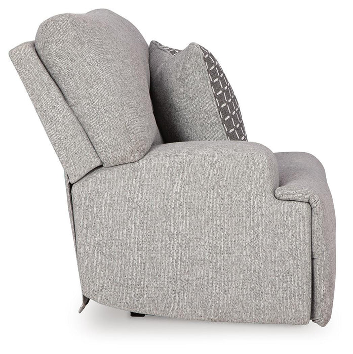 Acklen Place Power Reclining Sectional Loveseat Loveseat Ashley Furniture