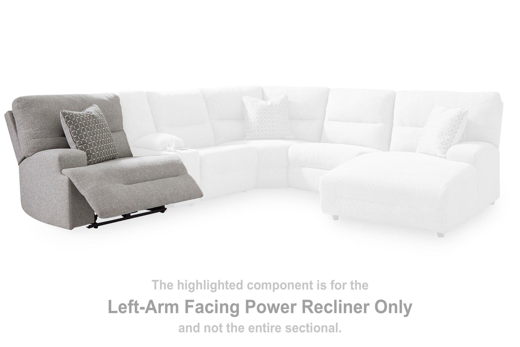 Acklen Place Power Reclining Sectional Loveseat Loveseat Ashley Furniture