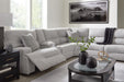 Acklen Place Power Sectional Reclining Sofa with Storage Console Sofa Ashley Furniture
