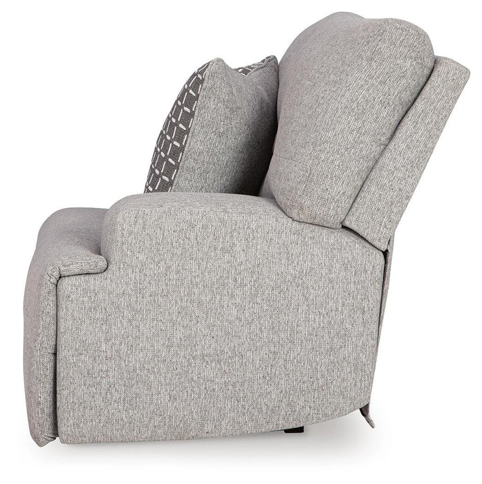 Acklen Place Power Reclining Sectional Loveseat Loveseat Ashley Furniture