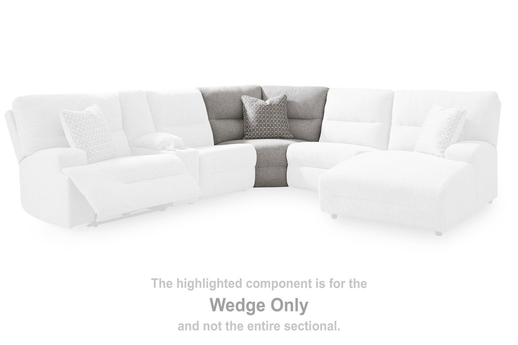 Acklen Place Power Sectional Reclining Sofa with Storage Console Sofa Ashley Furniture