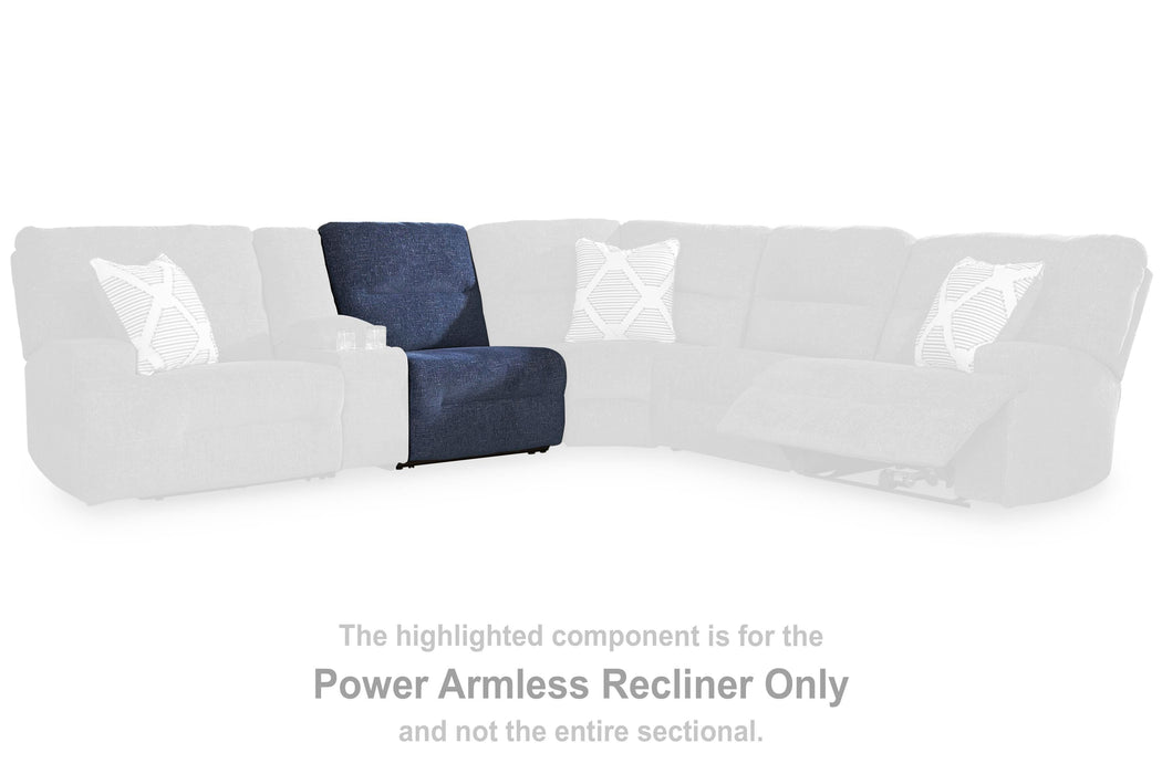 Acklen Place Power Reclining Sectional with Storage Console Sectional Ashley Furniture