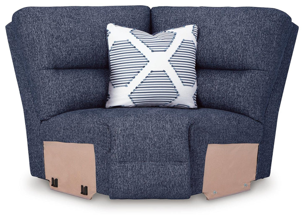 Acklen Place Power Reclining Sectional with Storage Console Sectional Ashley Furniture