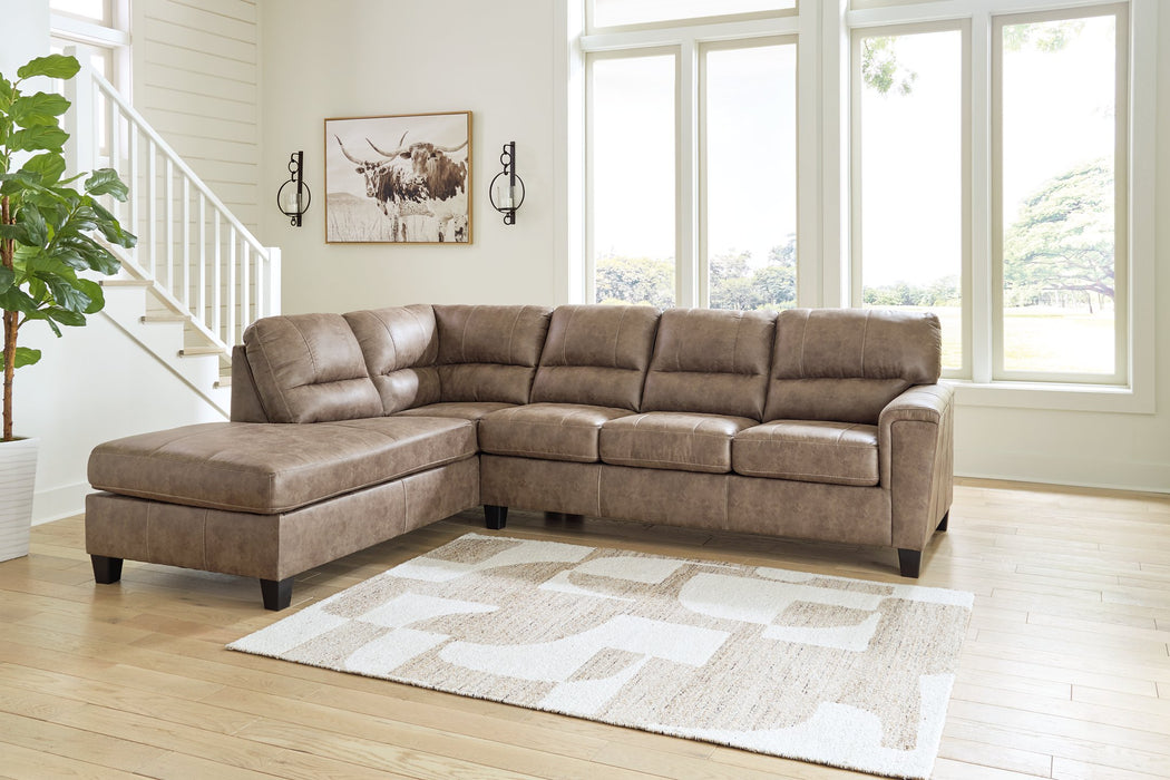 Navi 2-Piece Sectional Sofa Sleeper Chaise Sectional Ashley Furniture