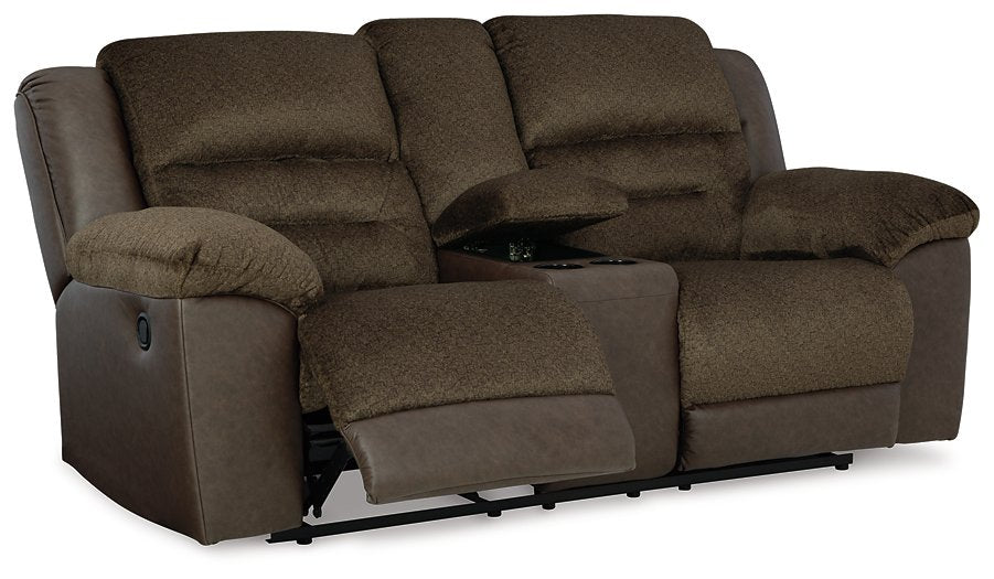Dorman Reclining Loveseat with Console Loveseat Ashley Furniture