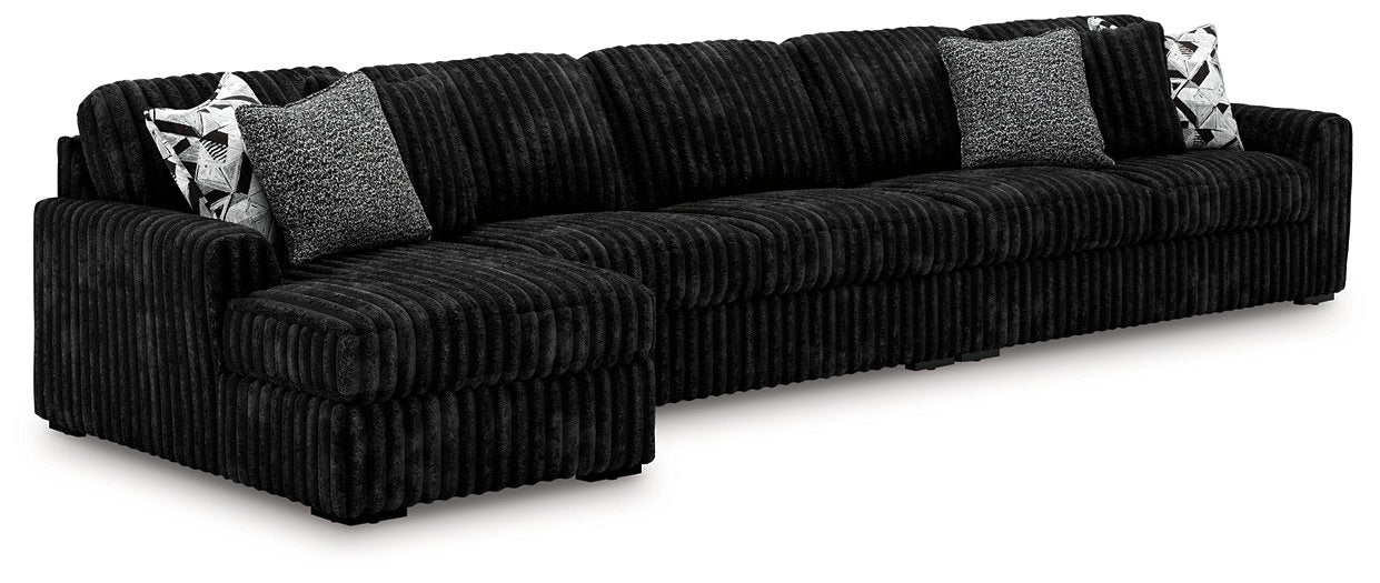 Midnight-Madness Sectional with Chaise - Dayton Discount Furniture