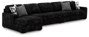 Midnight-Madness Sectional with Chaise - Dayton Discount Furniture