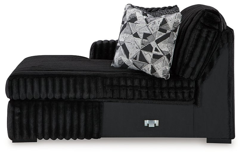 Midnight-Madness Sectional with Chaise - Dayton Discount Furniture