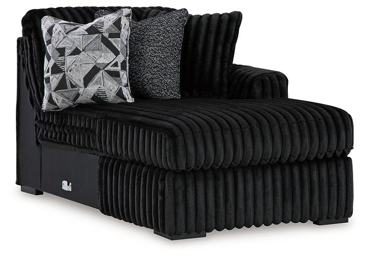 Midnight-Madness Sectional with Chaise - Dayton Discount Furniture