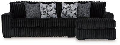 Midnight-Madness Sectional Sofa with Chaise - Dayton Discount Furniture